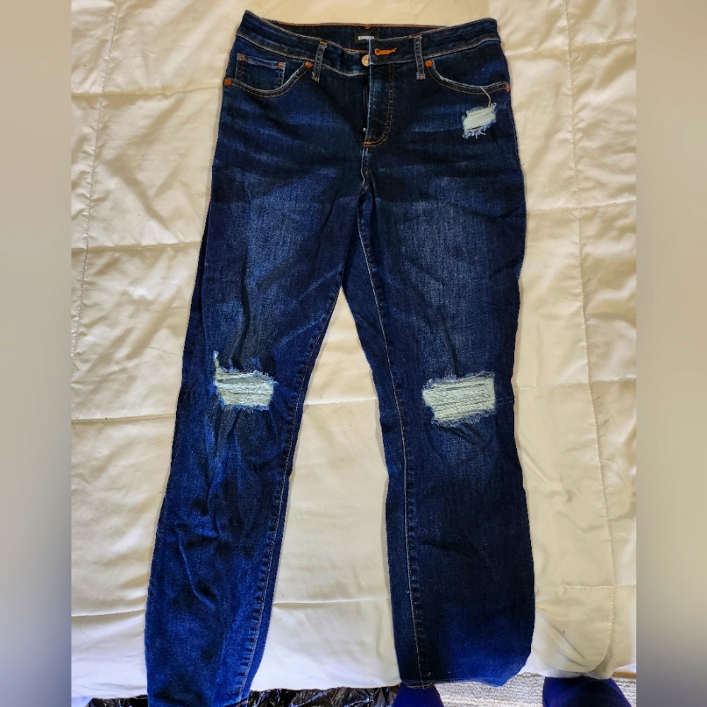 Womens size 10 express skinny jeans